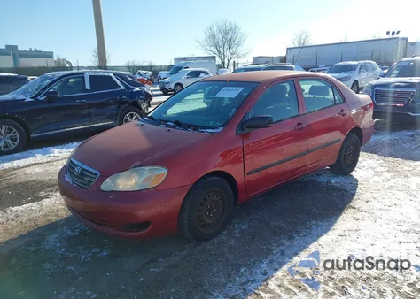 2006 Toyota Corolla Ce from USA, damaged, VIN JTDBR32EX60080490